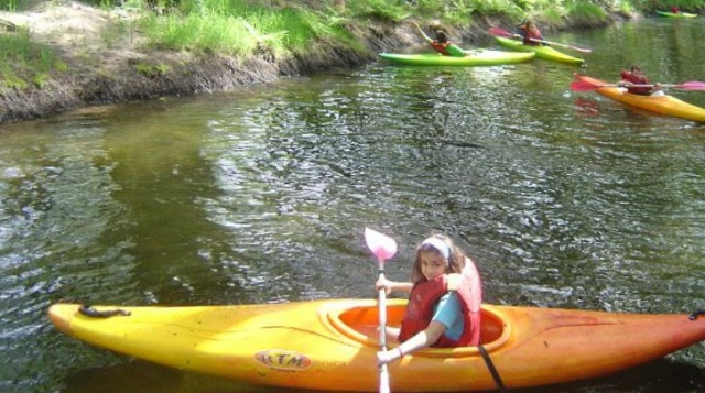 Clases de kayak.